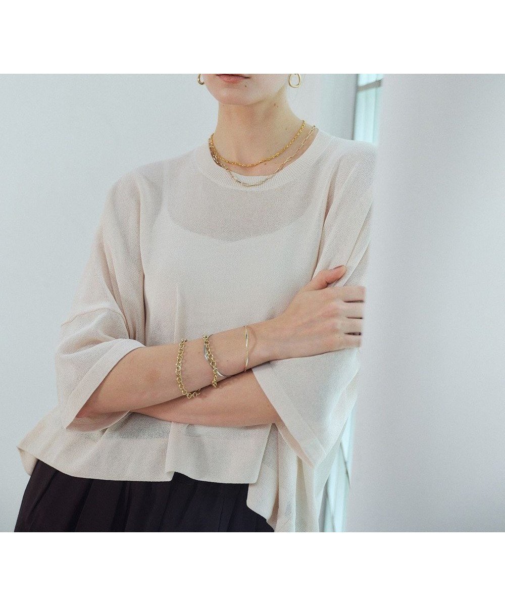 【ベイジ,/BEIGE,】のYOOPER / ドライタッチ シアーニット 人気、トレンドファッション・服の通販 founy(ファニー) 　ファッション　Fashion　レディースファッション　Fashion for Women　トップス・カットソー　Cut & Sew Tops　ニット　Knit Tops & Sweaters　春　Spring　セーター　Sweater, Knitwear　バランス　Balance, Style Balance　フォルム　Silhouette, Form　リネン　Linen, Linen Fabric　ワイド　Wide, Wide Fit　S/S・春夏　SS, Spring/Summer, Warm Season　夏　Summer　旅行　Travel　ビジネス 仕事 通勤　Business / Work / Commuting　 other-1|ID: prp329100004867600 ipo3291000000036261379