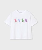 【ポール スミス/Paul Smith】のIce Lolly 半袖Tシャツ 人気、トレンドファッション・服の通販 founy(ファニー) ファッション Fashion レディースファッション Fashion for Women トップス・カットソー Cut & Sew Tops シャツ・ブラウス・オフィスカジュアル Elegant Blouses & Button-Ups ロングTシャツ・Tシャツ Longline T-Shirts & Tees カットソー・ベーシックTシャツ Cut-and-Sewn Tops / Stretch Tees & Basics インナー Innerwear カットソー Cut and Sewn Top ショート Short, Short Length ジャケット Jacket, Outerwear デニム Denim, Jeans Material パステル Pastel, Soft Color モチーフ Motif, Design Theme リラックス Relax, Relaxed Fit 半袖 Short Sleeve, Half Sleeve 夏 Summer S/S・春夏 SS, Spring/Summer, Warm Season A/W・秋冬 Autumn/Winter thumbnail ホワイト|ID: prp329100004867608 ipo3291000000036261408