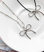 【ウィゴー/WEGO】のLリボンモチーフアソートネックレス 柄1|ID: prp329100004867626 ipo3291000000036261613