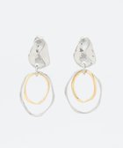 【エニー/ANY】の【WEB限定】ミックスメタルリングピアス(両耳用) ライトゴールド|ID: prp329100004867630 ipo3291000000036261636