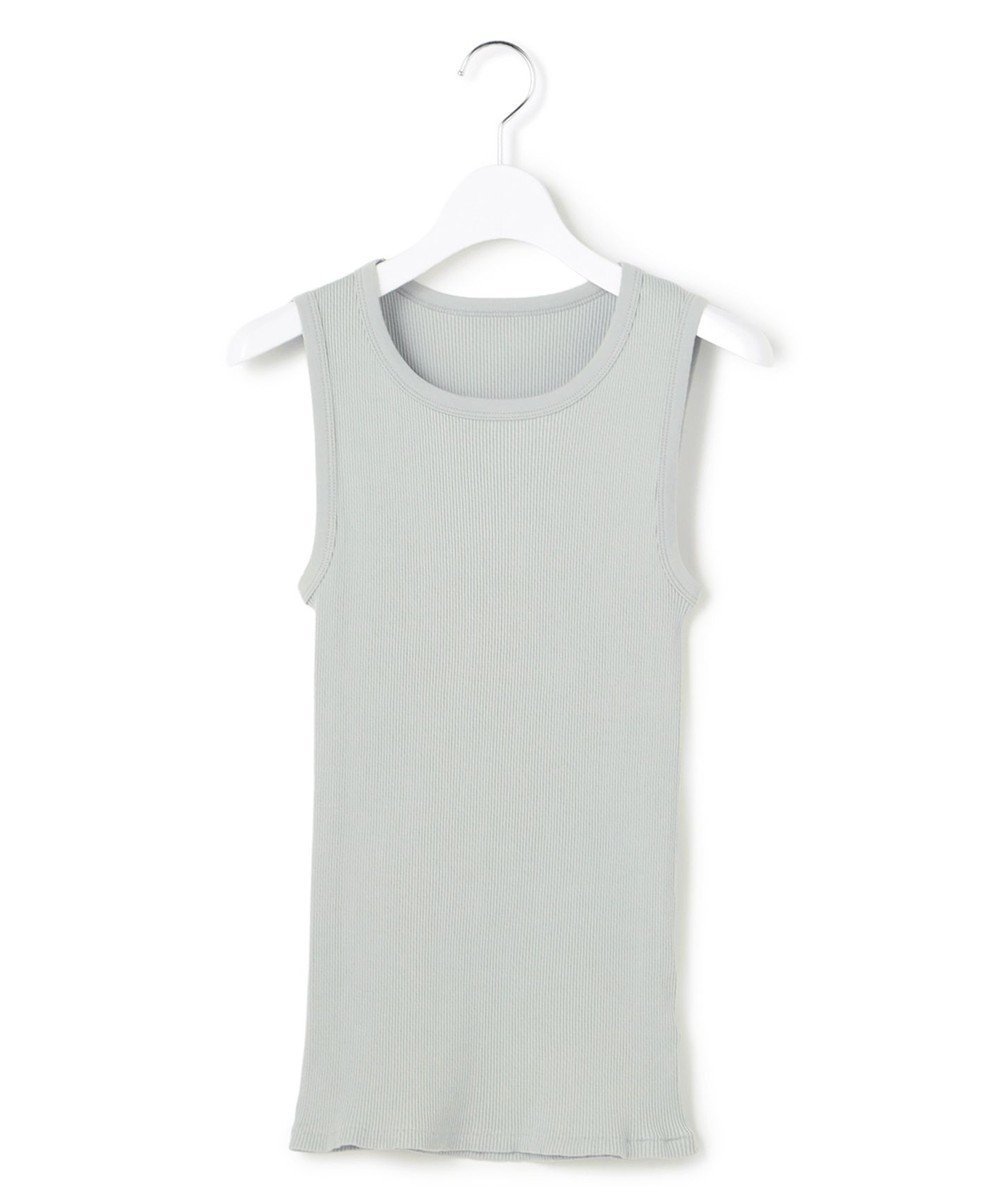 【アイシービー/iCB】のオーガニックリブ タンクトップ インテリア・キッズ・メンズ・レディースファッション・服の通販 founy(ファニー) 　ファッション　Fashion　レディースファッション　Fashion for Women　トップス・カットソー　Cut & Sew Tops　インド　Indian Textile　インナー　Innerwear　春　Spring　コンパクト　Compact, Small Size　ジャケット　Jacket, Outerwear　タンク　Tank Top, Sleeveless Top　ノースリーブ　Sleeveless, No-Sleeve　フィット　Fit, Slim Fit　S/S・春夏　SS, Spring/Summer, Warm Season　夏　Summer　エレガント 上品　Elegant　2026年　2026　スモーキーサックス|ID: prp329100004867633 ipo3291000000036261673