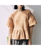 【自由区/JIYU-KU】の【カトリエムブーケ】Une forme bosselee ギャザーディテールフェミニンプルオーバー 人気、トレンドファッション・服の通販 founy(ファニー) ファッション Fashion レディースファッション Fashion for Women トップス・カットソー Cut & Sew Tops ニット Knit Tops & Sweaters カジュアルプルオーバー・ニットトップス Pullovers & Knit Tops / Casual Pullovers ギャザー Gathered, Ruffled ストレッチ Stretch, Stretchy Fabric セーター Sweater, Knitwear バランス Balance, Style Balance フォルム Silhouette, Form エレガント 上品 Elegant 夏 Summer 春 Spring S/S・春夏 SS, Spring/Summer, Warm Season thumbnail オレンジ|ID: prp329100004867645 ipo3291000000036261748