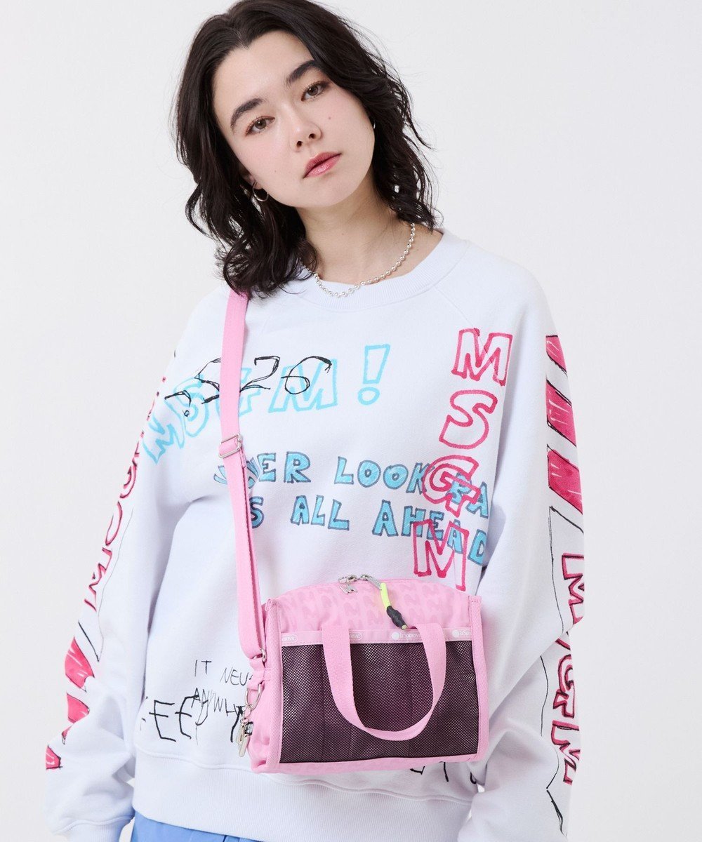 【レスポートサック/LeSportsac】のMSGM METRO XBODY/メトロピンクジャカード インテリア・キッズ・メンズ・レディースファッション・服の通販 founy(ファニー) 　ファッション　Fashion　レディースファッション　Fashion for Women　イエロー　Yellow　イタリア　Italy　コンパクト　Compact, Small Size　軽量　Lightweight, Ultra Light　ショルダー　Shoulder, Shoulder Strap　シルバー　Silver, Metallic Silver　スクエア　Square, Square Shape　財布　Wallet, Purse　ネオン　Neon, Neon Color　ブロッキング　Color Blocking, Panel Design　プリント　Print, Printed Pattern　ポケット　Pocket, Pocket Detail　メッシュ　Mesh, Net Fabric　メトロピンクジャカード|ID: prp329100004867667 ipo3291000000036261915