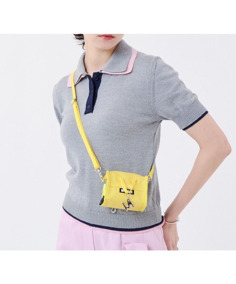 【レスポートサック/LeSportsac】のMSGM MICRO WEEKENDER/マイクロイエロー インテリア・キッズ・メンズ・レディースファッション・服の通販 founy(ファニー) 　ファッション　Fashion　レディースファッション　Fashion for Women　イエロー　Yellow　イタリア　Italy　ショルダー　Shoulder, Shoulder Strap　シルバー　Silver, Metallic Silver　チャーム　Charm, Pendant　ネオン　Neon, Neon Color　ブロッキング　Color Blocking, Panel Design　プリント　Print, Printed Pattern　ラップ　Wrap, Wrap Design　リップ　Lip, Lip Motif　マイクロイエロー|ID: prp329100004867669 ipo3291000000036261926
