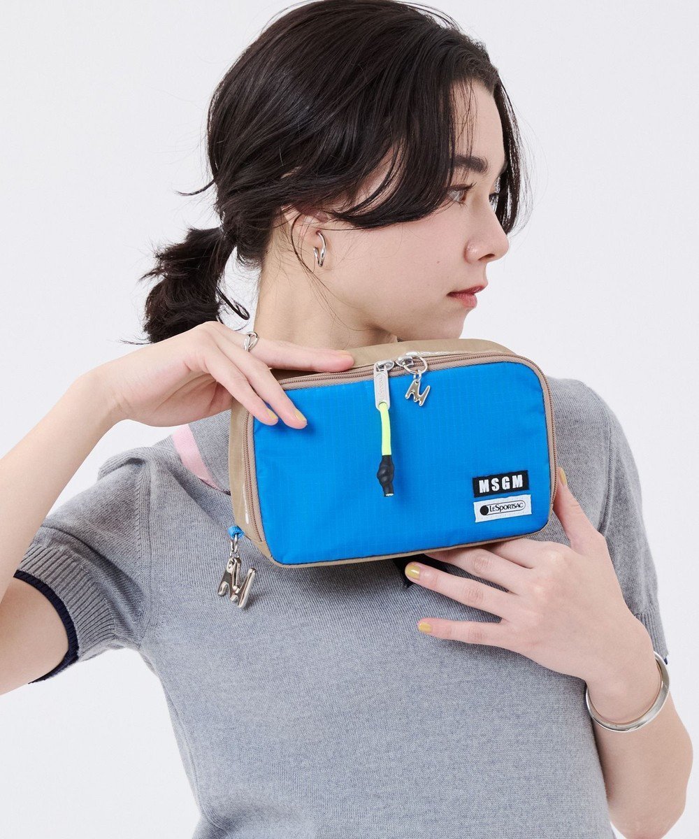 【レスポートサック/LeSportsac】のMSGM MD COSMETIC/コスメティックブルー/カーキ 人気、トレンドファッション・服の通販 founy(ファニー) 　ファッション　Fashion　レディースファッション　Fashion for Women　ミニ財布・二つ折り財布　Wallets & Card Cases　ポーチ&ミニバッグ　Pouches & Mini Bags　イエロー　Yellow　イタリア　Italy　軽量　Lightweight, Ultra Light　シルバー　Silver, Metallic Silver　財布　Wallet, Purse　ネオン　Neon, Neon Color　ブロッキング　Color Blocking, Panel Design　プリント　Print, Printed Pattern　ポケット　Pocket, Pocket Detail　ポーチ　Pouch, Small Case　メッシュ　Mesh, Net Fabric　おすすめ　Recommended / Our Picks　旅行　Travel　 other-1|ID: prp329100004867671 ipo3291000000036261934