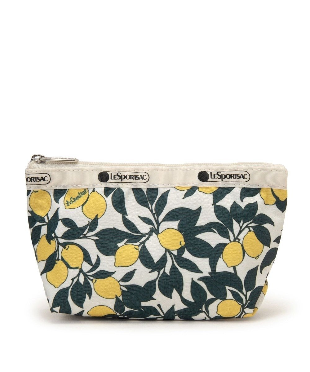 【レスポートサック/LeSportsac】のSMALL SLOAN COSMETIC/レモンオーチャード 人気、トレンドファッション・服の通販 founy(ファニー) 　ファッション　Fashion　レディースファッション　Fashion for Women　ミニ財布・二つ折り財布　Wallets & Card Cases　ポーチ&ミニバッグ　Pouches & Mini Bags　おすすめ　Recommended / Our Picks　コンパクト　Compact, Small Size　シンプル　Simple, Minimal　プリント　Print, Printed Pattern　ポケット　Pocket, Pocket Detail　ポーチ　Pouch, Small Case　モチーフ　Motif, Design Theme　リップ　Lip, Lip Motif　財布　Wallet, Purse　 other-1|ID: prp329100004867688 ipo3291000000036262026