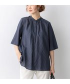 【23区/NIJYUSANKU】の【先行予約】ドライシアーストライプ フロントタック ブラウス 人気、トレンドファッション・服の通販 founy(ファニー) ファッション Fashion レディースファッション Fashion for Women トップス・カットソー Cut & Sew Tops シャツ・ブラウス・オフィスカジュアル Elegant Blouses & Button-Ups インナー Innerwear 春 Spring ジャケット Jacket, Outerwear スキッパー Skipper, Open Collar ストライプ Stripe, Striped Pattern スマート Smart, Elegant デコルテ Décolleté, Neckline フロント Front, Front Design S/S・春夏 SS, Spring/Summer, Warm Season 夏 Summer 2026年 2026 thumbnail ネイビー系|ID: prp329100004867701 ipo3291000000036262106