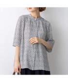 【23区/NIJYUSANKU】の【先行予約】カレイドスコーププリント バンドカラー ブラウス 人気、トレンドファッション・服の通販 founy(ファニー) ファッション Fashion レディースファッション Fashion for Women トップス・カットソー Cut & Sew Tops シャツ・ブラウス・オフィスカジュアル Elegant Blouses & Button-Ups インナー Innerwear 春 Spring シルク Silk, 100% Silk ジャケット Jacket, Outerwear スキッパー Skipper, Open Collar デコルテ Décolleté, Neckline デニム Denim, Jeans Material フロント Front, Front Design プリント Print, Printed Pattern ワイド Wide, Wide Fit S/S・春夏 SS, Spring/Summer, Warm Season 夏 Summer エレガント 上品 Elegant 2026年 2026 thumbnail アイボリー系|ID: prp329100004867702 ipo3291000000036262115