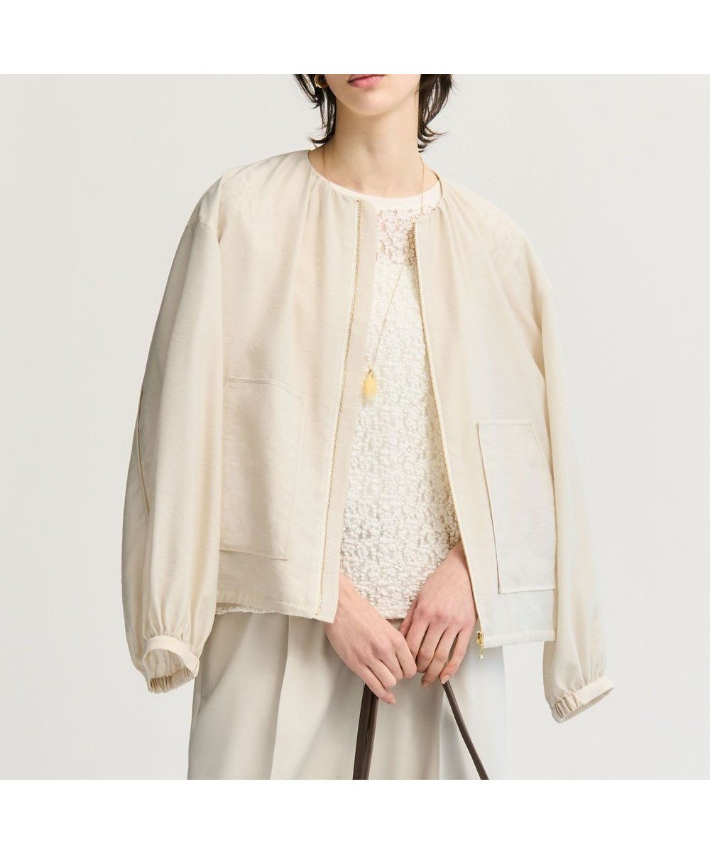 【23区/NIJYUSANKU】の【先行予約】シアータンブラー ダブルポケット ブルゾン 人気、トレンドファッション・服の通販 founy(ファニー) 　ファッション　Fashion　レディースファッション　Fashion for Women　アウター　Coat / Outerwear Collection　レディースジャケット・軽アウター　Jackets　ブルゾンジャケット・スポーティアウター　Blouson Jackets　春　Spring　ギャザー　Gathered, Ruffled　ジャケット　Jacket, Outerwear　ダブル　Double, Double-Breasted　デニム　Denim, Jeans Material　ドレープ　Drape, Draping Fabric　ドローコード　Drawcord, Drawstring Cord　フェミニン　Feminine, Girly　フロント　Front, Front Design　ブルゾン　Blouson, Bomber Jacket　ポケット　Pocket, Pocket Detail　S/S・春夏　SS, Spring/Summer, Warm Season　夏　Summer　エレガント 上品　Elegant　2026年　2026　 other-1|ID: prp329100004867703 ipo3291000000036262120