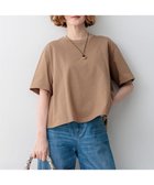 【23区/NIJYUSANKU】の【先行予約】スビンギザコットン フレア Tシャツ 人気、トレンドファッション・服の通販 founy(ファニー) ファッション Fashion レディースファッション Fashion for Women トップス・カットソー Cut & Sew Tops シャツ・ブラウス・オフィスカジュアル Elegant Blouses & Button-Ups ロングTシャツ・Tシャツ Longline T-Shirts & Tees カットソー・ベーシックTシャツ Cut-and-Sewn Tops / Stretch Tees & Basics 春 Spring カットソー Cut and Sewn Top シルク Silk, 100% Silk シンプル Simple, Minimal デニム Denim, Jeans Material バランス Balance, Style Balance パターン Pattern, Design Print フレア Flare, Flared ベーシック Basic, Essential ボトム Bottoms, Lower Wear S/S・春夏 SS, Spring/Summer, Warm Season 夏 Summer 2026年 2026 thumbnail ブラウン系|ID: prp329100004867704 ipo3291000000036262133