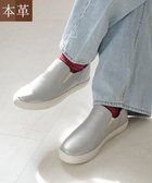 【ポインター/Pointer】の本革スライドオンスリッポン 人気、トレンドファッション・服の通販 founy(ファニー) ファッション Fashion レディースファッション Fashion for Women クッション Cushion, Throw Pillow 軽量 Lightweight, Ultra Light スニーカー Sneakers, Trainers スリッポン Slip-On, Loafer フィット Fit, Slim Fit thumbnail シルバー|ID: prp329100004867735 ipo3291000000036262461