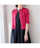 【組曲/KUMIKYOKU】の【先行予約】シアーニット5分袖 カーディガン 人気、トレンドファッション・服の通販 founy(ファニー) ファッション Fashion レディースファッション Fashion for Women トップス・カットソー Cut & Sew Tops ニット Knit Tops & Sweaters カーディガン・羽織り Layered Style Cardigans アンサンブル Ensemble Set エレガント 上品 Elegant 春 Spring カーディガン Cardigan, Knitwear コンパクト Compact, Small Size シアー Sheer, See-Through シンプル Simple, Minimal チャーム Charm, Pendant ドレープ Drape, Draping Fabric メタル Metal, Metal Parts モダン Modern, Contemporary リラックス Relax, Relaxed Fit S/S・春夏 SS, Spring/Summer, Warm Season おすすめ Recommended / Our Picks 夏 Summer thumbnail チェリーローズ系|ID: prp329100004867736 ipo3291000000036262474