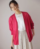 【組曲/KUMIKYOKU】の【先行予約】シアーニットVネック カーディガン チェリーローズ系|ID: prp329100004867737 ipo3291000000036283566