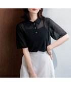 【組曲/KUMIKYOKU】の【先行予約】シアーポロ ニット 人気、トレンドファッション・服の通販 founy(ファニー) ファッション Fashion レディースファッション Fashion for Women トップス・カットソー Cut & Sew Tops ニット Knit Tops & Sweaters インナー Innerwear エレガント 上品 Elegant 春 Spring カーディガン Cardigan, Knitwear シアー Sheer, See-Through セーター Sweater, Knitwear トレンド Trend, Trending Now ドレープ Drape, Draping Fabric リラックス Relax, Relaxed Fit ワイド Wide, Wide Fit S/S・春夏 SS, Spring/Summer, Warm Season おすすめ Recommended / Our Picks 夏 Summer thumbnail ブラック系|ID: prp329100004867738 ipo3291000000036262499