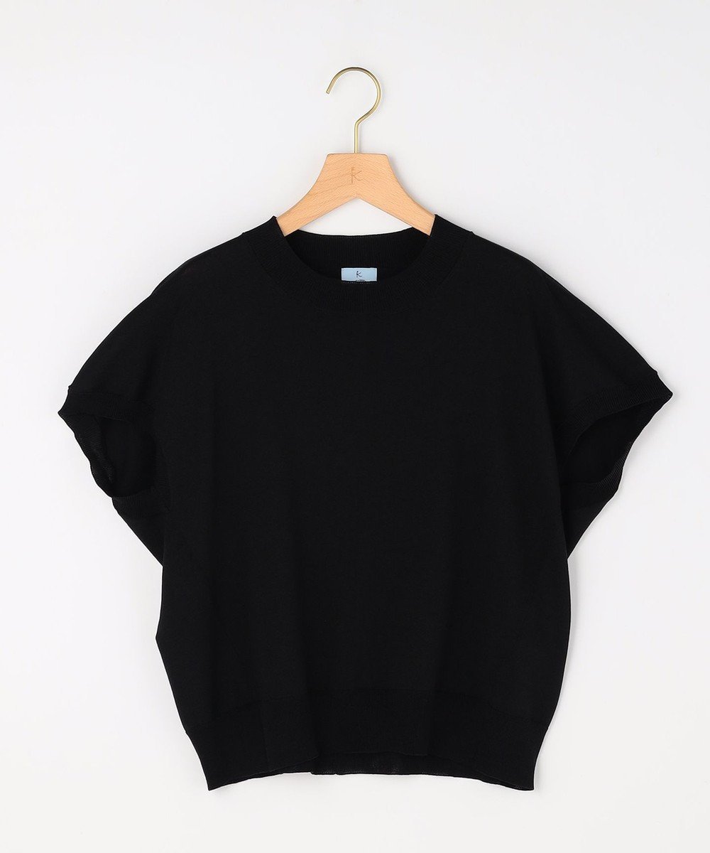 【組曲/KUMIKYOKU】の【先行予約】シアー ニットT インテリア・キッズ・メンズ・レディースファッション・服の通販 founy(ファニー) 　ファッション　Fashion　レディースファッション　Fashion for Women　トップス・カットソー　Cut & Sew Tops　ニット　Knit Tops & Sweaters　エレガント 上品　Elegant　春　Spring　カーディガン　Cardigan, Knitwear　シアー　Sheer, See-Through　スリーブ　Sleeve, Long Sleeve / Short Sleeve　セーター　Sweater, Knitwear　ドレープ　Drape, Draping Fabric　バランス　Balance, Style Balance　フォルム　Silhouette, Form　ボトム　Bottoms, Lower Wear　リラックス　Relax, Relaxed Fit　S/S・春夏　SS, Spring/Summer, Warm Season　夏　Summer　ブラック系|ID: prp329100004867739 ipo3291000000036262510