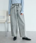 【クラフトスタンダードブティック/CRAFT STANDARD BOUTIQUE】のカーブデニムパンツ 人気、トレンドファッション・服の通販 founy(ファニー) ファッション Fashion レディースファッション Fashion for Women パンツ Pants & Trousers デニムパンツ・ジーンズ・美脚デニム Denim Jeans & Pants おすすめ Recommended / Our Picks デニム Denim, Jeans Material トレンド Trend, Trending Now バランス Balance, Style Balance フォルム Silhouette, Form ポケット Pocket, Pocket Detail リラックス Relax, Relaxed Fit 夏 Summer 春 Spring S/S・春夏 SS, Spring/Summer, Warm Season thumbnail Light Gray|ID: prp329100004867746 ipo3291000000036262578