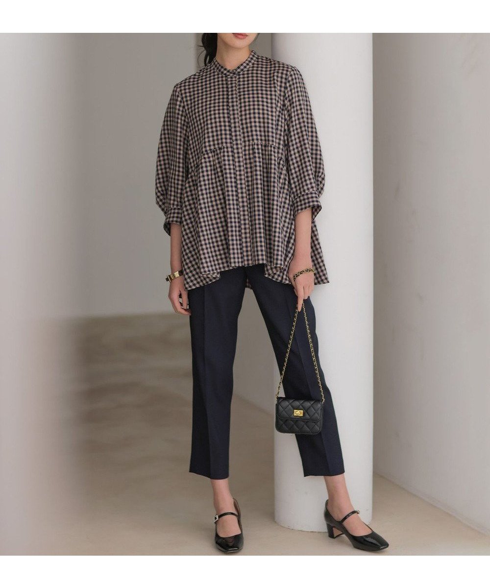 【組曲/KUMIKYOKU】の【先行予約】ライトリネンライクテーパード パンツ インテリア・キッズ・メンズ・レディースファッション・服の通販 founy(ファニー) ファッション Fashion レディースファッション Fashion for Women パンツ Pants & Trousers 春 Spring ジャケット Jacket, Outerwear ストレッチ Stretch, Stretchy Fabric センター Center, Center Line ネップ Nepp, Slub Yarn フレア Flare, Flared リネン Linen, Linen Fabric ワイド Wide, Wide Fit S/S・春夏 SS, Spring/Summer, Warm Season おすすめ Recommended / Our Picks 夏 Summer ネイビー系|ID: prp329100004867752 ipo3291000000036262641