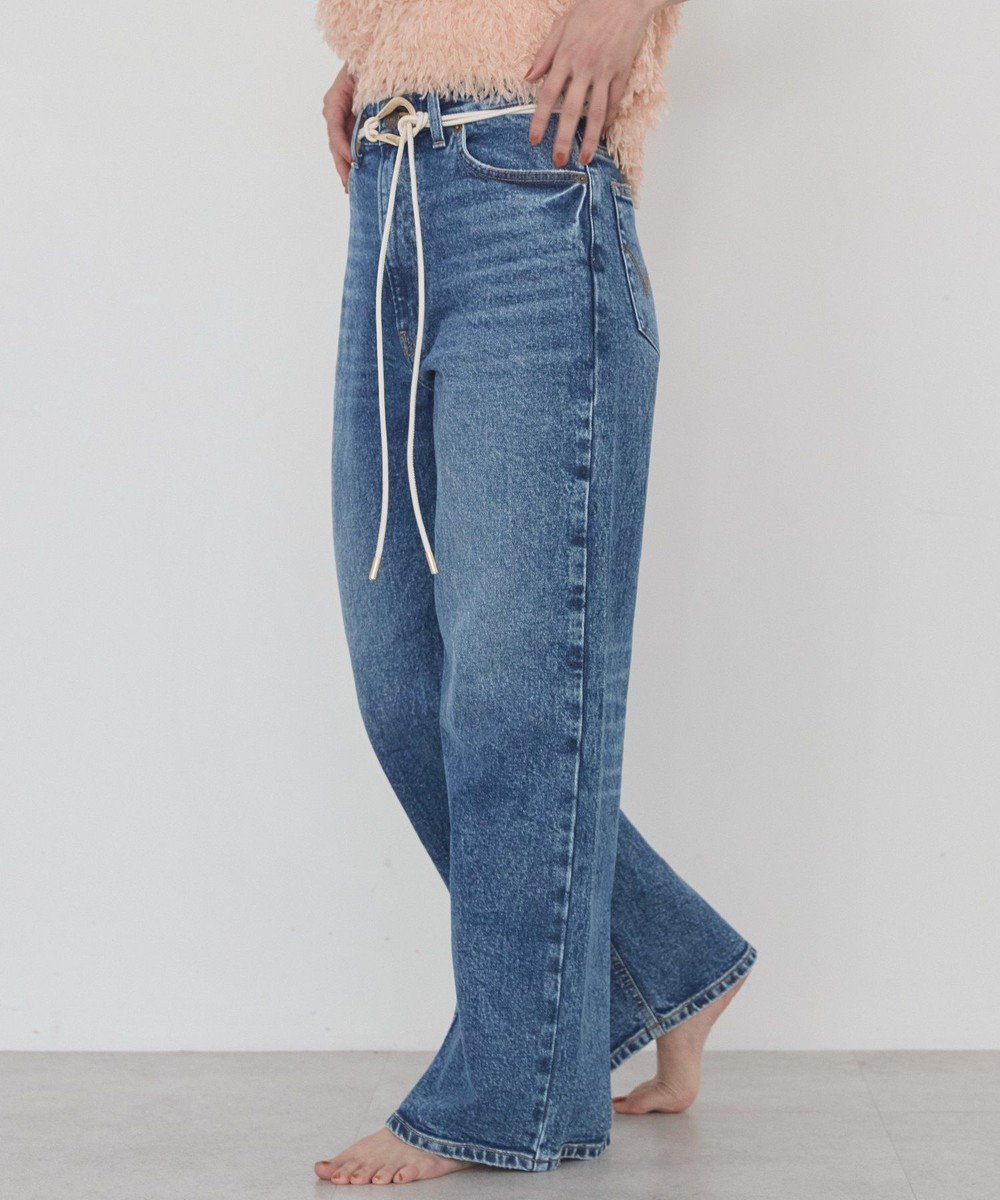 【アメリカンホリック/AMERICAN HOLIC】の【EDWIN別注】ワイドデニム インテリア・キッズ・メンズ・レディースファッション・服の通販 founy(ファニー) 　ファッション　Fashion　レディースファッション　Fashion for Women　パンツ　Pants & Trousers　デニムパンツ・ジーンズ・美脚デニム　Denim Jeans & Pants　アメリカン　American Style　ウォッシュ　Washed Finish　春　Spring　シルバー　Silver, Metallic Silver　スタイリッシュ　Stylish, Fashionable　ストレッチ　Stretch, Stretchy Fabric　デニム　Denim, Jeans Material　パッチ　Patch, Appliqué　ポケット　Pocket, Pocket Detail　別注　Limited Edition, Custom Order　ワイド　Wide, Wide Fit　S/S・春夏　SS, Spring/Summer, Warm Season　夏　Summer　Medium Indigo|ID: prp329100004867755 ipo3291000000036262666