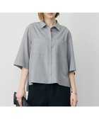 【アイシービー/iCB】の【先行予約】ドライクールトロ 5分袖シャツ 人気、トレンドファッション・服の通販 founy(ファニー) ファッション Fashion レディースファッション Fashion for Women トップス・カットソー Cut & Sew Tops シャツ・ブラウス・オフィスカジュアル Elegant Blouses & Button-Ups 春 Spring キャミソール Camisole, Spaghetti Strap Top キュプラ Cupro, Eco Fabric セットアップ Set-Up, Coordinated Outfit ノースリーブ Sleeveless, No-Sleeve ポケット Pocket, Pocket Detail 半袖 Short Sleeve, Half Sleeve 羽織 Haori, Light Jacket ワイド Wide, Wide Fit S/S・春夏 SS, Spring/Summer, Warm Season 夏 Summer エレガント 上品 Elegant 2026年 2026 thumbnail ライトグレー|ID: prp329100004867757 ipo3291000000036262681