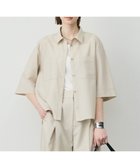 【アイシービー/iCB】の【先行予約】ドライクールトロ 5分袖シャツ 人気、トレンドファッション・服の通販 founy(ファニー) ファッション Fashion レディースファッション Fashion for Women トップス・カットソー Cut & Sew Tops シャツ・ブラウス・オフィスカジュアル Elegant Blouses & Button-Ups 春 Spring キャミソール Camisole, Spaghetti Strap Top キュプラ Cupro, Eco Fabric セットアップ Set-Up, Coordinated Outfit ノースリーブ Sleeveless, No-Sleeve ポケット Pocket, Pocket Detail 半袖 Short Sleeve, Half Sleeve 羽織 Haori, Light Jacket ワイド Wide, Wide Fit S/S・春夏 SS, Spring/Summer, Warm Season 夏 Summer エレガント 上品 Elegant 2026年 2026 thumbnail サンドベージュ|ID: prp329100004867757 ipo3291000000036262683