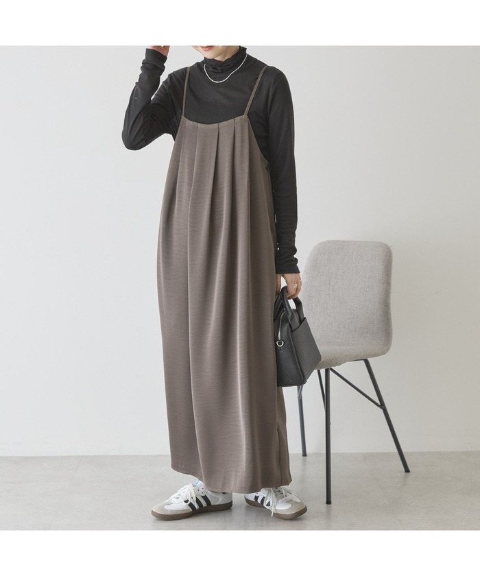 【アメリカンホリック/AMERICAN HOLIC】のタックサテンキャミワンピース インテリア・キッズ・メンズ・レディースファッション・服の通販 founy(ファニー) https://founy.com/ ファッション Fashion レディースファッション Fashion for Women ワンピース Dresses キャミソールワンピース Camisole Dresses おすすめ Recommended / Our Picks キャミワンピース Cami Dress, Slip Dress サテン Satin, Glossy Fabric ドレープ Drape, Draping Fabric フェミニン Feminine, Girly フロント Front, Front Design ポケット Pocket, Pocket Detail マキシ Maxi, Full Length ラップ Wrap, Wrap Design エレガント 上品 Elegant 夏 Summer 春 Spring S/S・春夏 SS, Spring/Summer, Warm Season |ID: prp329100004867759 ipo3291000000036262697