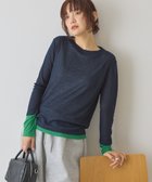 【アメリカンホリック/AMERICAN HOLIC】の配色シアーレイヤードプルオーバー Green|ID: prp329100004867762 ipo3291000000036262727