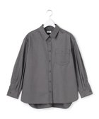 【ジェイプレスヨークストリート/J.PRESS YORK STREET】の【WOMEN】ソフトコットン オーバー シャツ 人気、トレンドファッション・服の通販 founy(ファニー) ファッション Fashion レディースファッション Fashion for Women トップス・カットソー Cut & Sew Tops シャツ・ブラウス・オフィスカジュアル Elegant Blouses & Button-Ups ヴィンテージ Vintage Style 春 Spring シンプル Simple, Minimal デニム Denim, Jeans Material S/S・春夏 SS, Spring/Summer, Warm Season 夏 Summer thumbnail グレー系|ID: prp329100004867767 ipo3291000000036262772