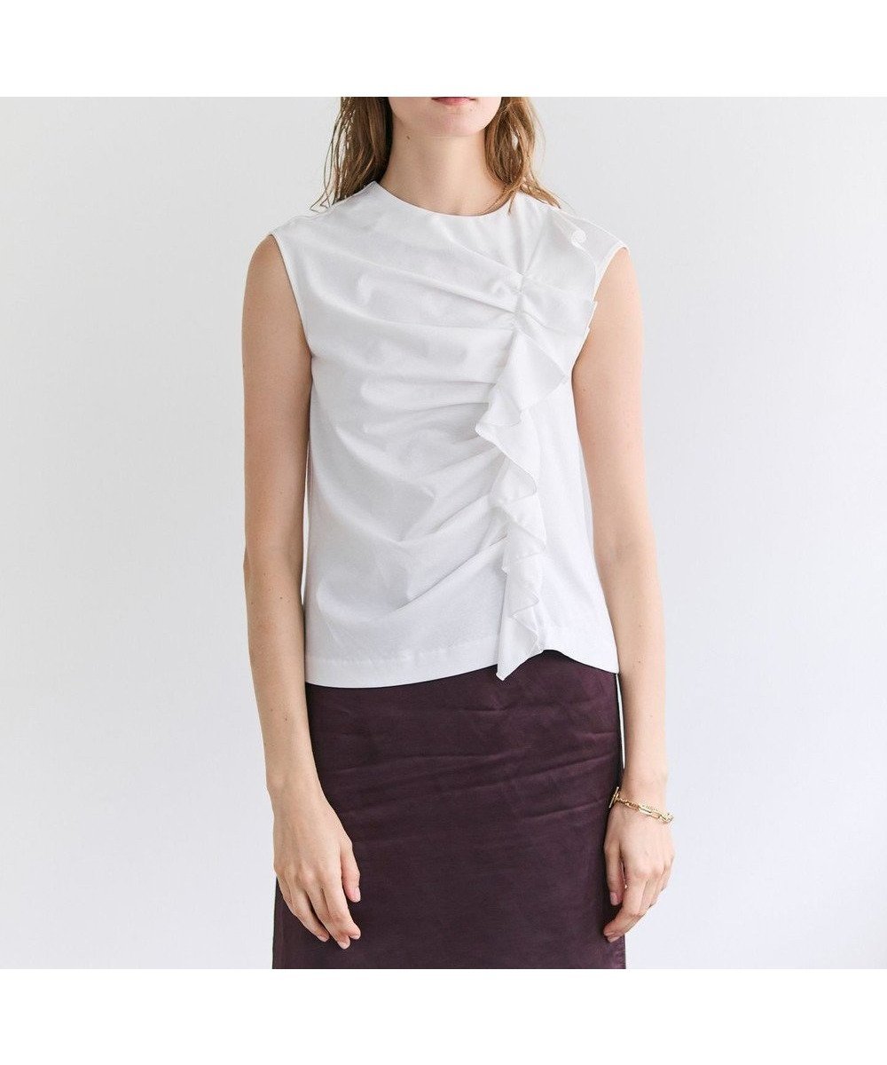 【ベイジ,/BEIGE,】のAFGHA / コットンドレープ スムーストップス 人気、トレンドファッション・服の通販 founy(ファニー) 　ファッション　Fashion　レディースファッション　Fashion for Women　トップス・カットソー　Cut & Sew Tops　シャツ・ブラウス・オフィスカジュアル　Elegant Blouses & Button-Ups　ロングTシャツ・Tシャツ　Longline T-Shirts & Tees　カットソー・ベーシックTシャツ　Cut-and-Sewn Tops / Stretch Tees & Basics　インナー　Innerwear　春　Spring　洗える　Machine Washable　カットソー　Cut and Sewn Top　カーゴパンツ　Cargo Pants, Utility Pants　キャップ　Cap, Baseball Cap　ギャザー　Gathered, Ruffled　シルク　Silk, 100% Silk　ジャケット　Jacket, Outerwear　スマート　Smart, Elegant　スリーブ　Sleeve, Long Sleeve / Short Sleeve　ノースリーブ　Sleeveless, No-Sleeve　フロント　Front, Front Design　ワイド　Wide, Wide Fit　S/S・春夏　SS, Spring/Summer, Warm Season　夏　Summer　エレガント 上品　Elegant　ビジネス 仕事 通勤　Business / Work / Commuting　 other-1|ID: prp329100004867770 ipo3291000000036262804