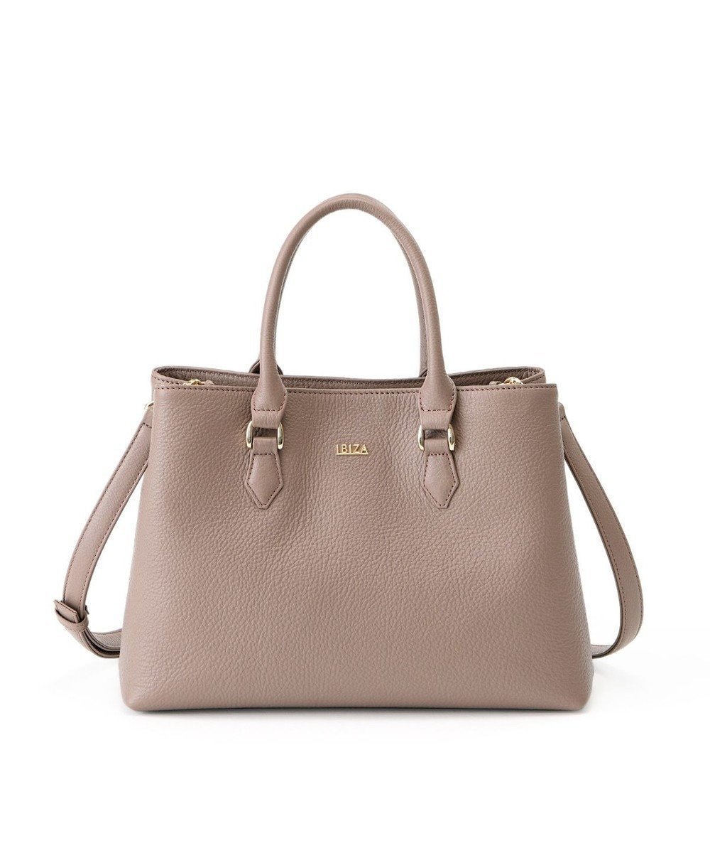 【イビサ/IBIZA】のイニシオ 牛革 2WAYバッグ インテリア・キッズ・メンズ・レディースファッション・服の通販 founy(ファニー) 　ファッション　Fashion　レディースファッション　Fashion for Women　バッグ　Bags　アクセサリー　Fashion Accessories　春　Spring　ショルダー　Shoulder, Shoulder Strap　フォルム　Silhouette, Form　ボックス　Boxy, Box Shape　ポケット　Pocket, Pocket Detail　マグネット　Magnet, Magnetic Closure　エレガント 上品　Elegant　モカ|ID: prp329100004867772 ipo3291000000036262823