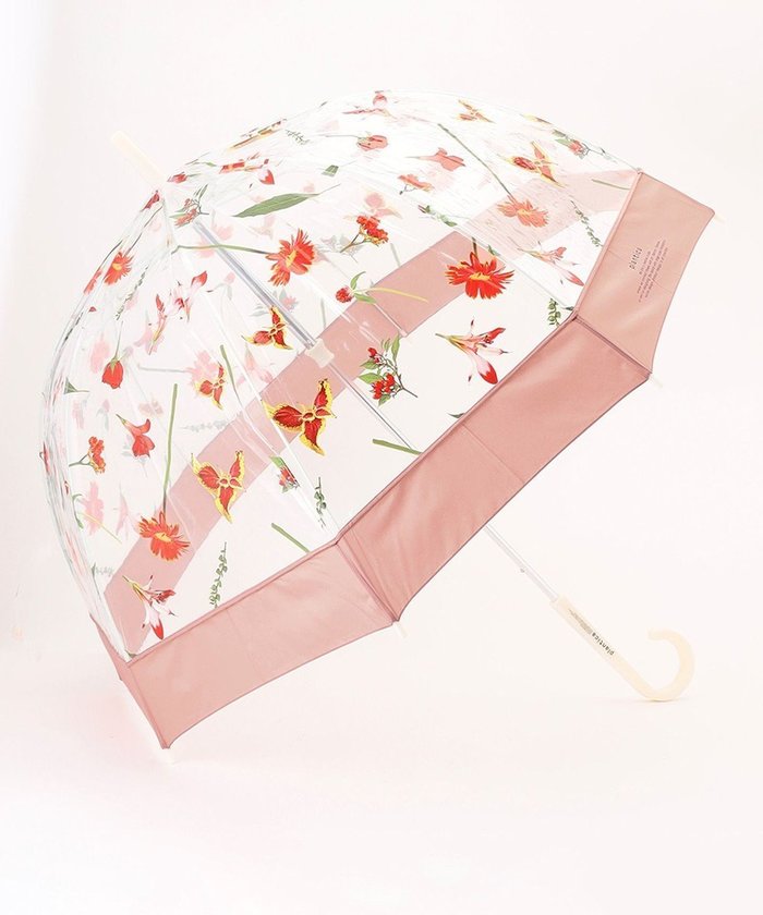 【エニィ スィス/any SiS】の【WEB・一部店舗限定】フラワープラスティック アンブレラ インテリア・キッズ・メンズ・レディースファッション・服の通販 founy(ファニー) https://founy.com/ ファッション Fashion レディースファッション Fashion for Women レイングッズ・傘・晴雨兼用傘 Umbrellas & Rain Gear グラス Glass, Eyewear フラワー Flower, Floral プリント Print, Printed Pattern エレガント 上品 Elegant 傘 Umbrella, Parasol 新作・新入荷 New Arrivals / New In |ID: prp329100004867783 ipo3291000000036262910