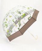 【エニィ スィス/any SiS】の【WEB・一部店舗限定】フラワープラスティック アンブレラ 人気、トレンドファッション・服の通販 founy(ファニー) ファッション Fashion レディースファッション Fashion for Women レイングッズ・傘・晴雨兼用傘 Umbrellas & Rain Gear グラス Glass, Eyewear フラワー Flower, Floral プリント Print, Printed Pattern エレガント 上品 Elegant 傘 Umbrella, Parasol 新作・新入荷 New Arrivals / New In thumbnail ブラウン|ID: prp329100004867783 ipo3291000000036262912