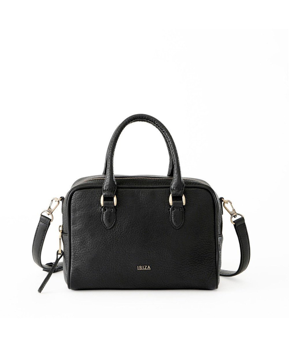 【イビサ/IBIZA】のエセンシア 牛革 2WAYバッグ(S) インテリア・キッズ・メンズ・レディースファッション・服の通販 founy(ファニー) 　ファッション　Fashion　レディースファッション　Fashion for Women　クラシック　Classic, Timeless Style　今季　This Season, Current Season　ショルダー　Shoulder, Shoulder Strap　シンプル　Simple, Minimal　定番　Standard, Basic Item　フォルム　Silhouette, Form　ボストン　Boston　ボストンバッグ　Boston Bag, Retro Bag　ボックス　Boxy, Box Shape　ポケット　Pocket, Pocket Detail　エレガント 上品　Elegant　黒|ID: prp329100004867786 ipo3291000000036262919