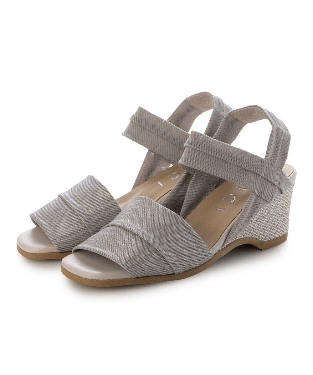 【モード エ ジャコモ/MODE ET JACOMO】のD ICI アンクルストラップストレッチサンダル インテリア・キッズ・メンズ・レディースファッション・服の通販 founy(ファニー) 　ファッション　Fashion　レディースファッション　Fashion for Women　サンダル　Sandals, Summer Shoes　シンプル　Simple, Minimal　ストレッチ　Stretch, Stretchy Fabric　ビジネス 仕事 通勤　Business / Work / Commuting　フォルム　Silhouette, Form　ラップ　Wrap, Wrap Design　エレガント 上品　Elegant　夏　Summer　定番　Standard, Basic Item　旅行　Travel　日本製　Made In Japan　春　Spring　S/S・春夏　SS, Spring/Summer, Warm Season　軽量　Lightweight, Ultra Light　シルバー|ID: prp329100004867790 ipo3291000000036262929