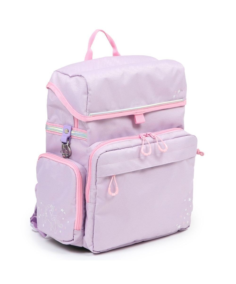 【マザーガーデン/Mother garden / GOODS】のマザーガーデン ユニコーン セカンドランドセル 《パープル》 インテリア・キッズ・メンズ・レディースファッション・服の通販 founy(ファニー) 　ガーデン　Garden, Gardening　巾着　Drawstring Bag, Kinchaku　軽量　Lightweight, Ultra Light　パープル　Purple, Violet　フロント　Front, Front Design　ポケット　Pocket, Pocket Detail　リュック　Backpack, Rucksack　おすすめ　Recommended / Our Picks　旅行　Travel　入学式　Entrance Ceremony　パープル|ID: prp329100004868144 ipo3291000000036272425