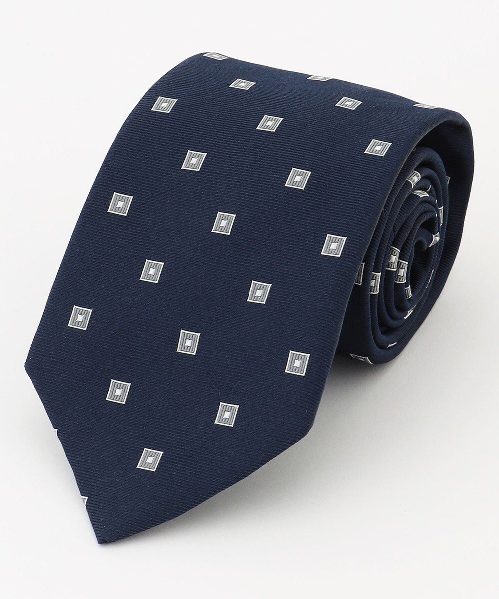 【ジェイ プレス/J.PRESS / MEN】の【フレッシャーズにもおすすめ】小紋柄 ネクタイ インテリア・キッズ・メンズ・レディースファッション・服の通販 founy(ファニー) 　ファッション　Fashion　メンズファッション　Fashion for Men　おすすめ　Recommended / Our Picks　シルク　Silk, 100% Silk　スーツ　Suit, Formalwear　ビジネス 仕事 通勤　Business / Work / Commuting　エレガント 上品　Elegant　ネイビー系7|ID: prp329100004868146 ipo3291000000036272434