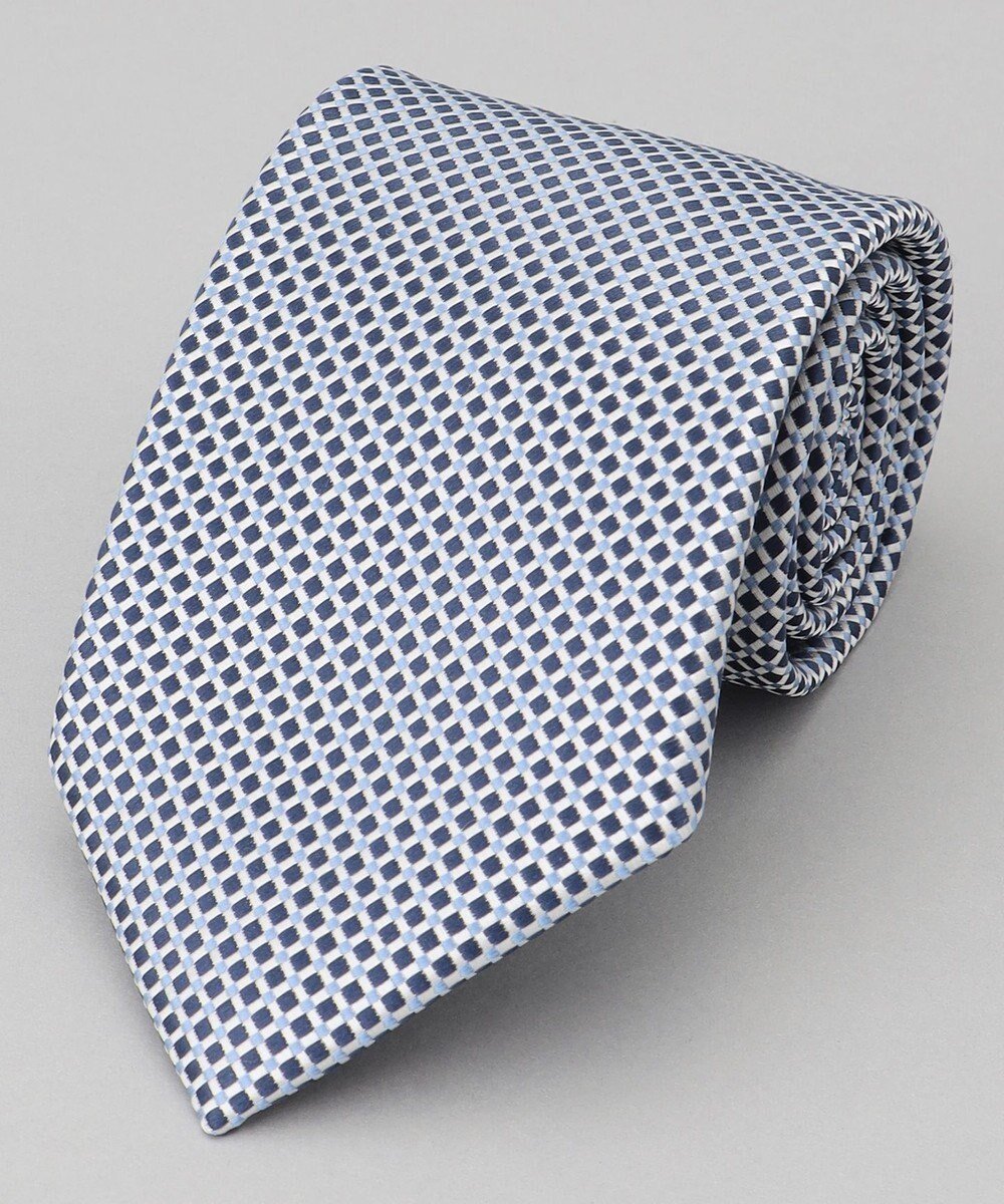【五大陸/gotairiku / MEN】の【日本製】シルク ネクタイ_格子柄 インテリア・キッズ・メンズ・レディースファッション・服の通販 founy(ファニー) 　ファッション　Fashion　メンズファッション　Fashion for Men　シルク　Silk, 100% Silk　スーツ　Suit, Formalwear　日本製　Made In Japan　サックスブルー系8|ID: prp329100004868148 ipo3291000000036272440