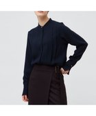 【ベイジ,/BEIGE,】の【洗える】STOW / フロントタックブラウス 人気、トレンドファッション・服の通販 founy(ファニー) ファッション Fashion レディースファッション Fashion for Women トップス・カットソー Cut & Sew Tops シャツ・ブラウス・オフィスカジュアル Elegant Blouses & Button-Ups とろみ Fluid, Flowy Fabric クラシカル Classical, Vintage-Inspired ジョーゼット Georgette, Semi-Sheer Fabric マニッシュ Mannish, Boyish メタル Metal, Metal Parts ワイド Wide, Wide Fit 人気 Popular, Best Seller 今季 This Season, Current Season ビジネス 仕事 通勤 Business / Work / Commuting 夏 Summer 定番 Standard, Basic Item S/S・春夏 SS, Spring/Summer, Warm Season 洗える Machine Washable A/W・秋冬 Autumn/Winter thumbnail Navy|ID: prp329100004868158 ipo3291000000036272505