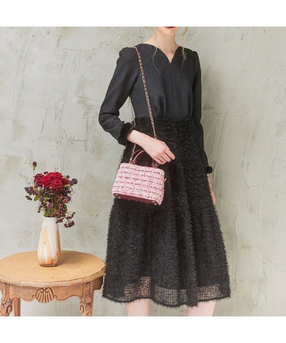 【トッカ/TOCCA】の【ヨンア×大人百花コラボ・00サイズあり】SUGARPLUM ドレス インテリア・キッズ・メンズ・レディースファッション・服の通販 founy(ファニー) 　ファッション　Fashion　レディースファッション　Fashion for Women　ワンピース　Dresses　フォーマル・パーティードレス・結婚式用ドレス　Elegant & Casual Dresses　2024年　2024　2024-2025秋冬・A/W　Autumn/Winter 2024–25 AW24–25　冬　Winter / This Winter　アクセサリー　Fashion Accessories　トレンド　Trend, Trending Now　ドレス　Dress, One-Piece　フェミニン　Feminine, Girly　A/W・秋冬　Autumn/Winter　ブラック系|ID: prp329100004868159 ipo3291000000036272508