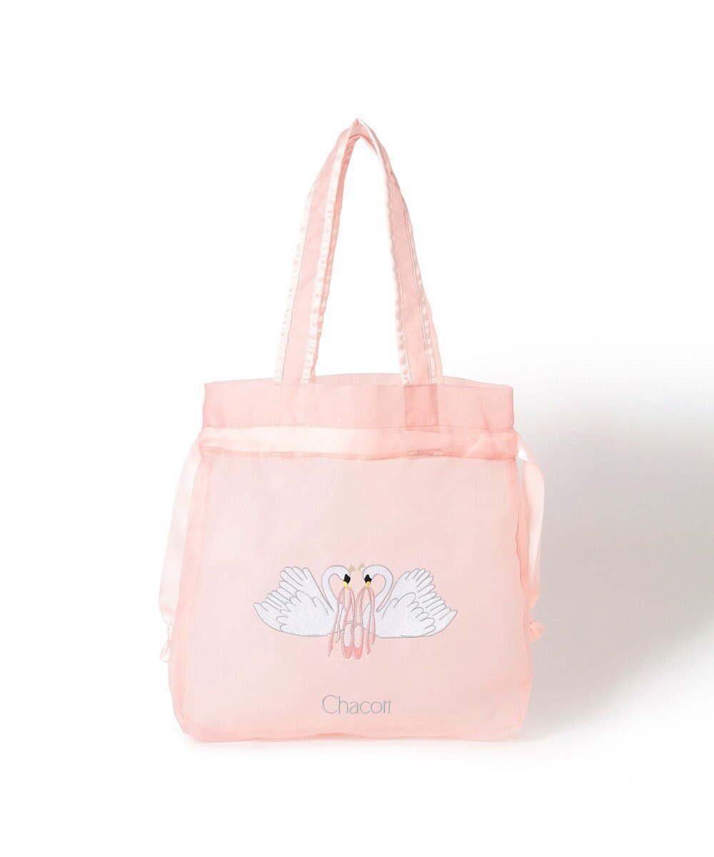 【チャコット/Chacott】の♪オデットシアートートバッグ インテリア・キッズ・メンズ・レディースファッション・服の通販 founy(ファニー) 　ファッション　Fashion　レディースファッション　Fashion for Women　バッグ　Bags　オーガンジー　Organza Fabric　サテン　Satin, Glossy Fabric　バレエ　Ballet, Ballet Style　ベビー　Baby, Babywear　リボン　Ribbon, Bow　ロイヤルピンク|ID: prp329100004868173 ipo3291000000036272637