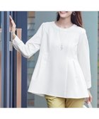 【ティアクラッセ/Tiaclasse】の【洗える】ソフトペプラムブラウス 人気、トレンドファッション・服の通販 founy(ファニー) ファッション Fashion レディースファッション Fashion for Women トップス・カットソー Cut & Sew Tops シャツ・ブラウス・オフィスカジュアル Elegant Blouses & Button-Ups パール Pearl, Pearl Accent ビジネス 仕事 通勤 Business / Work / Commuting フェミニン Feminine, Girly ペプラム Peplum, Flared Hem ポケット Pocket, Pocket Detail エレガント 上品 Elegant 洗える Machine Washable A/W・秋冬 Autumn/Winter thumbnail オフホワイト|ID: prp329100004868187 ipo3291000000036272728