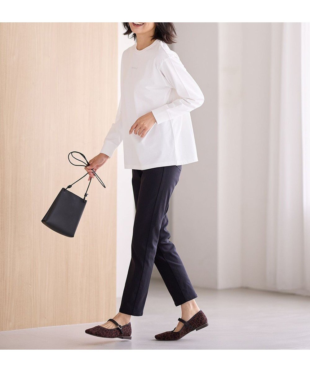 【エニー/ANY】の【ウエストゴム/ストレッチ/裏起毛】エブリデイベーシックデイリーパンツ インテリア・キッズ・メンズ・レディースファッション・服の通販 founy(ファニー) 　ファッション　Fashion　レディースファッション　Fashion for Women　パンツ　Pants & Trousers　シンプル　Simple, Minimal　ストレッチ　Stretch, Stretchy Fabric　トレンド　Trend, Trending Now　ポケット　Pocket, Pocket Detail　洗える　Machine Washable　A/W・秋冬　Autumn/Winter　ビジネス 仕事 通勤　Business / Work / Commuting　ブラック|ID: prp329100004868193 ipo3291000000036272761