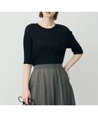 【アイシービー/iCB】の【先行予約】 リネンブレンドシアー クルーネックリブニット 人気、トレンドファッション・服の通販 founy(ファニー) ファッション Fashion レディースファッション Fashion for Women トップス・カットソー Cut & Sew Tops ニット Knit Tops & Sweaters インナー Innerwear 春 Spring カーディガン Cardigan, Knitwear サマー Summer, Summer Style ジャケット Jacket, Outerwear セーター Sweater, Knitwear バランス Balance, Style Balance ベーシック Basic, Essential ボトム Bottoms, Lower Wear リネン Linen, Linen Fabric ワイド Wide, Wide Fit S/S・春夏 SS, Spring/Summer, Warm Season 夏 Summer エレガント 上品 Elegant 2026年 2026 thumbnail ブラック|ID: prp329100004868199 ipo3291000000036272800