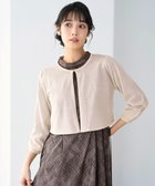 【エニィ スィス/any SiS】の【Lily Calin】シャイニー ボレロ 人気、トレンドファッション・服の通販 founy(ファニー) ファッション Fashion レディースファッション Fashion for Women アウター Coat / Outerwear Collection ボレロ・ショート丈ジャケット / ドレス羽織りに Boleros & Short Jackets おすすめ Recommended / Our Picks ウォッシャブル Machine Washable シアー Sheer, See-Through シャイニー Shiny, Glossy Finish ストレッチ Stretch, Stretchy Fabric スリーブ Sleeve, Long Sleeve / Short Sleeve セレモニー Ceremony ドレス Dress, One-Piece フロント Front, Front Design ボレロ Bolero, Short Cardigan エレガント 上品 Elegant 夏 Summer 新作・新入荷 New Arrivals / New In 春 Spring S/S・春夏 SS, Spring/Summer, Warm Season thumbnail ライトベージュ|ID: prp329100004868201 ipo3291000000036272808