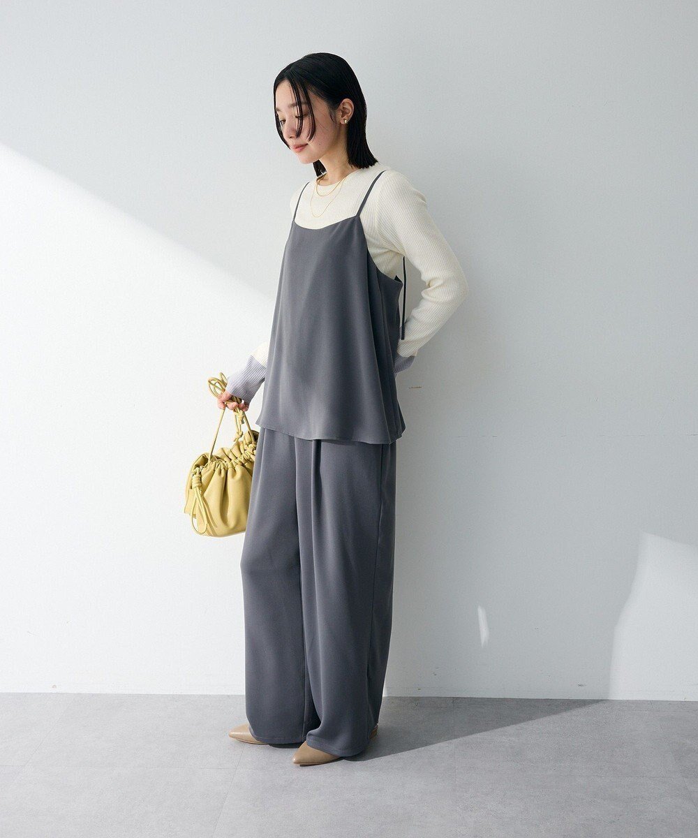 【グリーンパークス/Green Parks】のレイヤー風 サロペット 人気、トレンドファッション・服の通販 founy(ファニー) 　ファッション　Fashion　レディースファッション　Fashion for Women　ワンピース　Dresses　オールインワン・ワンピース　Dresses and Jumpsuits　サロペット&オールインワン　Dungarees & Jumpsuit Styles　おすすめ　Recommended / Our Picks　アクセサリー　Fashion Accessories　インナー　Innerwear　サロペット　Overalls, Salopette　シンプル　Simple, Minimal　ポケット　Pocket, Pocket Detail　リラックス　Relax, Relaxed Fit　ロング　Long, Long-Length　エレガント 上品　Elegant　夏　Summer　春　Spring　S/S・春夏　SS, Spring/Summer, Warm Season　 other-1|ID: prp329100004868203 ipo3291000000036272813