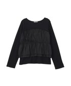 【グリーンパークス/Green Parks】のオーガンジービスチェドッキングプルオーバー 人気、トレンドファッション・服の通販 founy(ファニー) ファッション Fashion レディースファッション Fashion for Women トップス・カットソー Cut & Sew Tops シャツ・ブラウス・オフィスカジュアル Elegant Blouses & Button-Ups ロングTシャツ・Tシャツ Longline T-Shirts & Tees カジュアルプルオーバー・ニットトップス Pullovers & Knit Tops / Casual Pullovers カットソー・ベーシックTシャツ Cut-and-Sewn Tops / Stretch Tees & Basics ビスチェ Bustiers & Corset Tops / Layered Bustier Style 春 Spring カットソー Cut and Sewn Top シンプル Simple, Minimal デニム Denim, Jeans Material ドッキング Docking, Mixed Material ボトム Bottoms, Lower Wear ポケット Pocket, Pocket Detail ミックス Mix, Mixed Style リラックス Relax, Relaxed Fit ワイド Wide, Wide Fit S/S・春夏 SS, Spring/Summer, Warm Season おすすめ Recommended / Our Picks 夏 Summer エレガント 上品 Elegant thumbnail Black|ID: prp329100004868211 ipo3291000000036272849