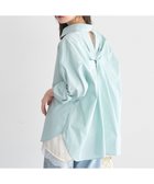 【アースミュージックアンドエコロジー/earth music&ecology】のバックツイストオーバーシャツ 人気、トレンドファッション・服の通販 founy(ファニー) ファッション Fashion レディースファッション Fashion for Women トップス・カットソー Cut & Sew Tops シャツ・ブラウス・オフィスカジュアル Elegant Blouses & Button-Ups 春 Spring シンプル Simple, Minimal ツイスト Tweed, Tweed Fabric デニム Denim, Jeans Material ポケット Pocket, Pocket Detail ロング Long, Long-Length S/S・春夏 SS, Spring/Summer, Warm Season 夏 Summer ビジネス 仕事 通勤 Business / Work / Commuting thumbnail Mint|ID: prp329100004868212 ipo3291000000036272855