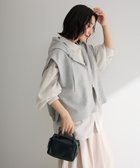 【グリーンパークス/Green Parks】のフード付ベスト 人気、トレンドファッション・服の通販 founy(ファニー) ファッション Fashion レディースファッション Fashion for Women アウター Coat / Outerwear Collection トップス・カットソー Cut & Sew Tops ベスト&ジレ / 重ね着スタイル Vests & Gilets おすすめ Recommended / Our Picks インナー Innerwear バランス Balance, Style Balance ベスト Vest, Waistcoat ポケット Pocket, Pocket Detail エレガント 上品 Elegant 夏 Summer 春 Spring S/S・春夏 SS, Spring/Summer, Warm Season thumbnail Gray Mixture|ID: prp329100004868213 ipo3291000000036272858