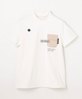 【ピーダブリュサーキュラス/PW CIRCULUS】の【WOMEN】ポケットモックネック ゴルフウェア レディース 人気、トレンドファッション・服の通販 founy(ファニー) ファッション Fashion レディースファッション Fashion for Women トップス・カットソー Cut & Sew Tops シャツ・ブラウス・オフィスカジュアル Elegant Blouses & Button-Ups ロングTシャツ・Tシャツ Longline T-Shirts & Tees カットソー・ベーシックTシャツ Cut-and-Sewn Tops / Stretch Tees & Basics カットソー Cut and Sewn Top ゴルフ Golf ストレッチ Stretch, Stretchy Fabric スピンドル Spindle, Drawcord ボトム Bottoms, Lower Wear ポケット Pocket, Pocket Detail モックネック Mock Neck, Short Turtleneck 人気 Popular, Best Seller 吸水 Absorbent, Quick-Dry 夏 Summer 春 Spring S/S・春夏 SS, Spring/Summer, Warm Season |ID:prp329100004868215