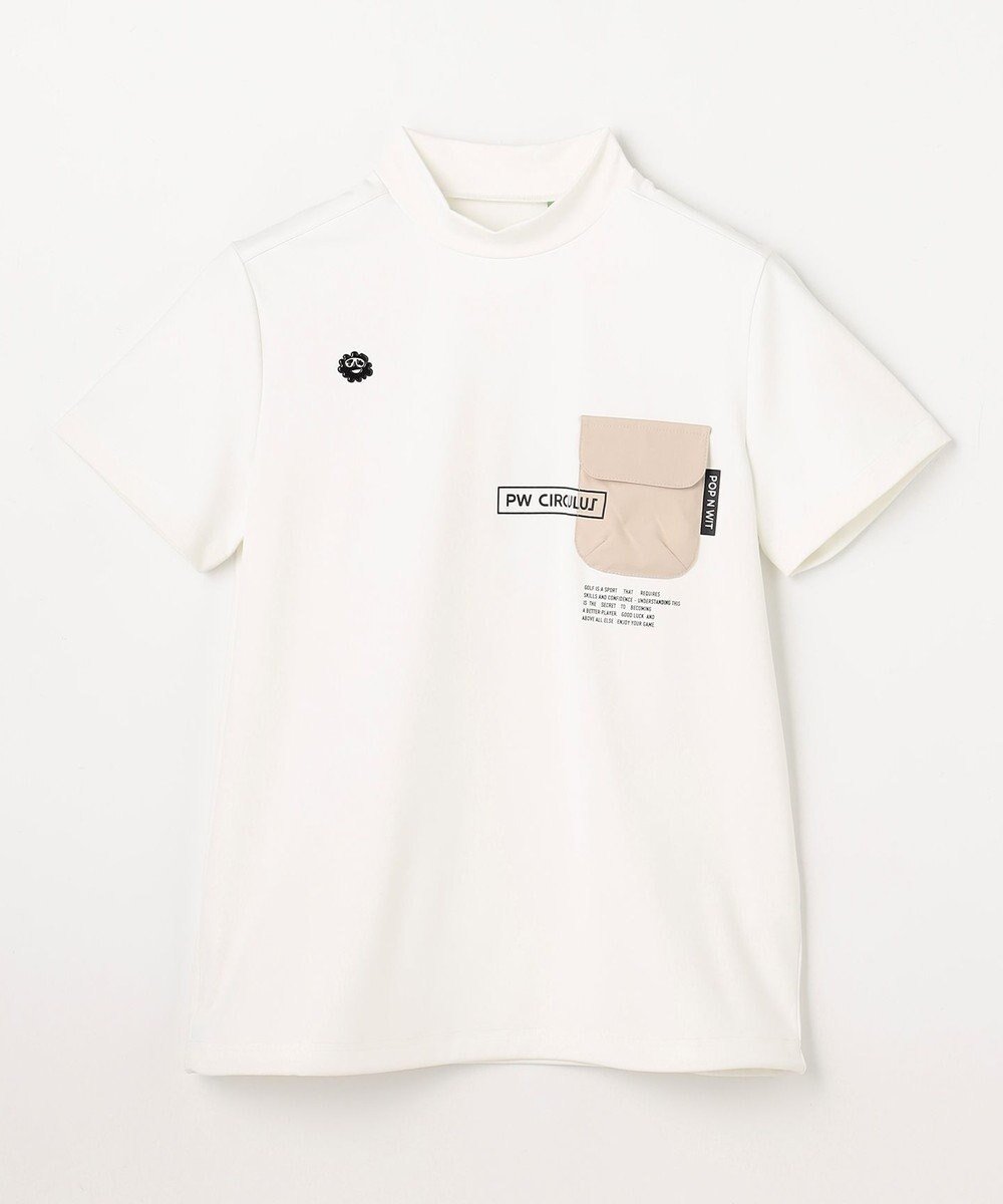 【ピーダブリュサーキュラス/PW CIRCULUS】の【WOMEN】ポケットモックネック ゴルフウェア レディース 人気、トレンドファッション・服の通販 founy(ファニー) 　ファッション　Fashion　レディースファッション　Fashion for Women　トップス・カットソー　Cut & Sew Tops　シャツ・ブラウス・オフィスカジュアル　Elegant Blouses & Button-Ups　ロングTシャツ・Tシャツ　Longline T-Shirts & Tees　カットソー・ベーシックTシャツ　Cut-and-Sewn Tops / Stretch Tees & Basics　カットソー　Cut and Sewn Top　ゴルフ　Golf　ストレッチ　Stretch, Stretchy Fabric　スピンドル　Spindle, Drawcord　ボトム　Bottoms, Lower Wear　ポケット　Pocket, Pocket Detail　モックネック　Mock Neck, Short Turtleneck　人気　Popular, Best Seller　吸水　Absorbent, Quick-Dry　夏　Summer　春　Spring　S/S・春夏　SS, Spring/Summer, Warm Season　 other-1|ID: prp329100004868215 ipo3291000000036272865