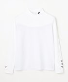 【ピーダブリュサーキュラス/PW CIRCULUS】の【WOMEN】UVメッシュコンビハイネックインナーシャツ ゴルフウェア レディース 人気、トレンドファッション・服の通販 founy(ファニー) ファッション Fashion レディースファッション Fashion for Women トップス・カットソー Cut & Sew Tops シャツ・ブラウス・オフィスカジュアル Elegant Blouses & Button-Ups ロングTシャツ・Tシャツ Longline T-Shirts & Tees カットソー・ベーシックTシャツ Cut-and-Sewn Tops / Stretch Tees & Basics インナー Innerwear 春 Spring カットソー Cut and Sewn Top コンビ Combo, Combination Style 吸水 Absorbent, Quick-Dry スウェット / スエット Sweatshirt, Sweatwear ストレッチ Stretch, Stretchy Fabric ハイネック High Neck, Mock Neck メッシュ Mesh, Net Fabric ラウンド Round, Round Neck S/S・春夏 SS, Spring/Summer, Warm Season おすすめ Recommended / Our Picks 夏 Summer ゴルフ Golf thumbnail ホワイト系|ID: prp329100004868216 ipo3291000000036272871